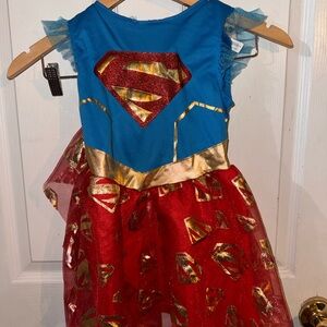 DC Superhero Kids Costume - Blue, Red, and Gold